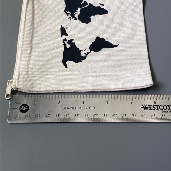 Bags New World Map Zipper Pouch Poshmark